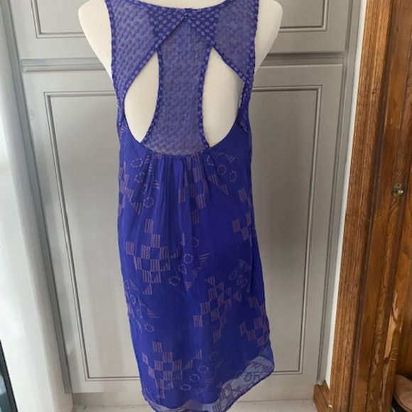 On hold Tt Collection Beautful Purple Silk Dress - Picture 2 of 14